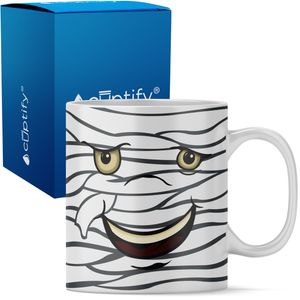 Happy Mummy Halloween 11oz White Coffee Mug