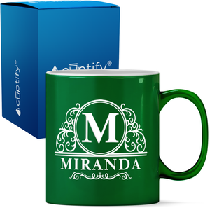 Personalized Elaborate Circle 11oz Coffee Mug