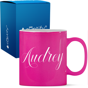 Personalized Audrey Style 11oz Coffee Mug