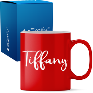 Personalized Tiffany Style 11oz Coffee Mug