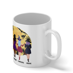 Personalized The Boo Crew on 11oz Ceramic White Coffee Mug