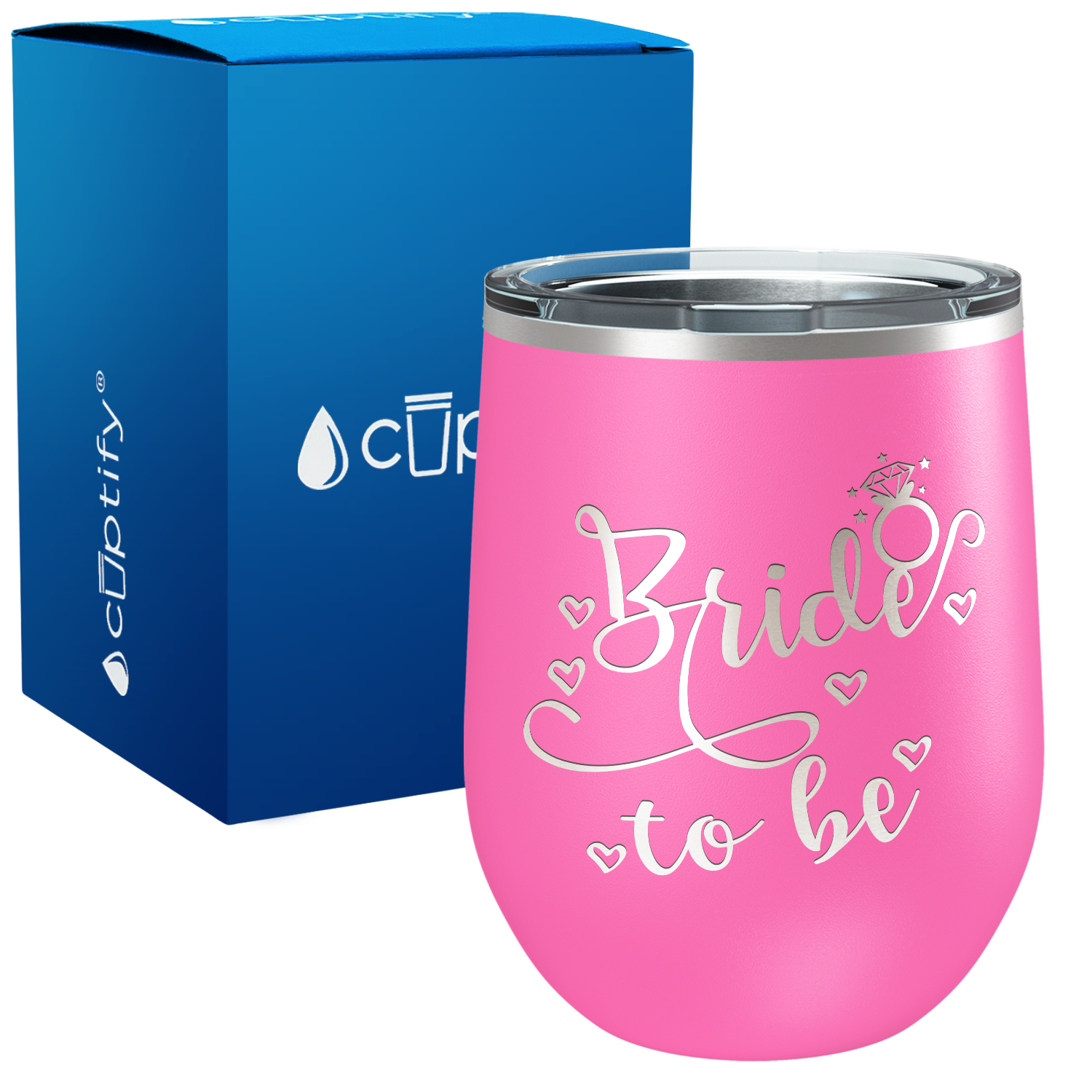 Bride to Be 12oz Bridal Shower Wine Tumbler