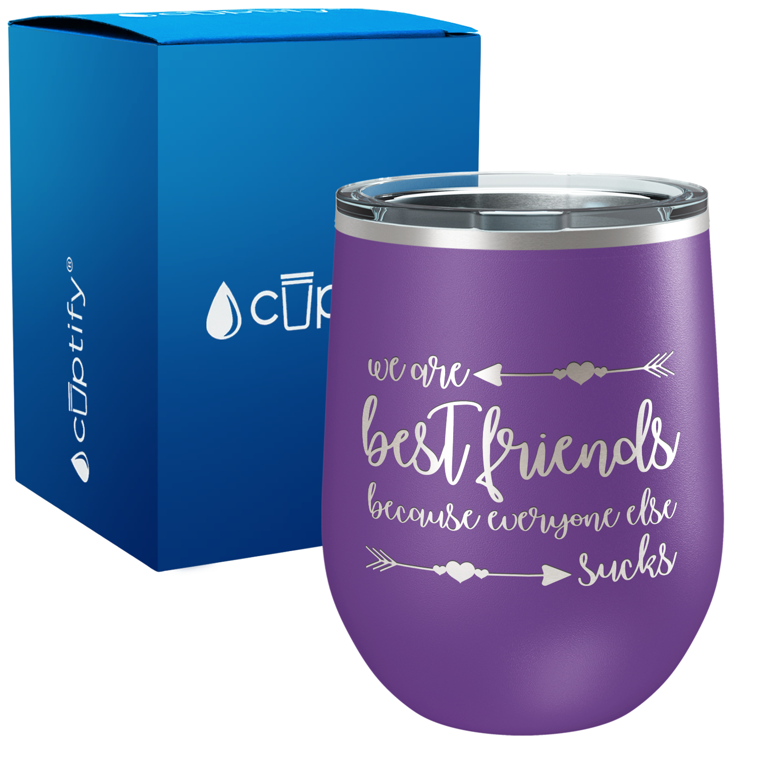 We are Best Friends 12oz Best Friend Wine Tumbler