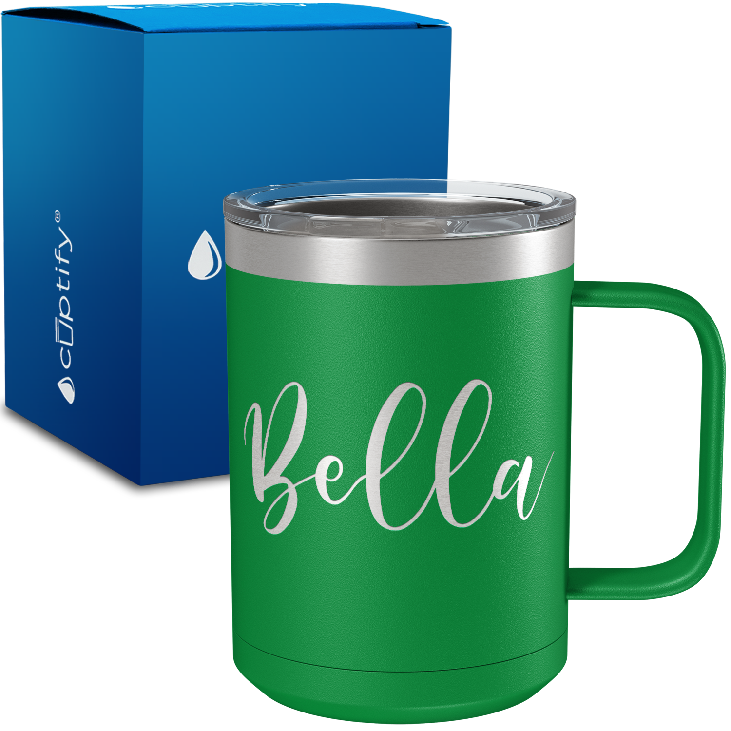 Personalized Bella Style on 15oz Stainless Coffee Mug