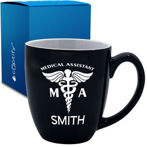 MA Medical Assistant 16oz Personalized Bistro Coffee Mug