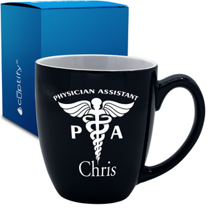 PA Physician Assistant 16oz Personalized Bistro Coffee Mug