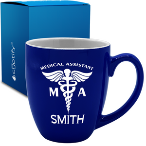 MA Medical Assistant 16oz Personalized Bistro Coffee Mug