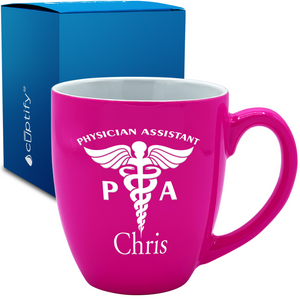 PA Physician Assistant 16oz Personalized Bistro Coffee Mug