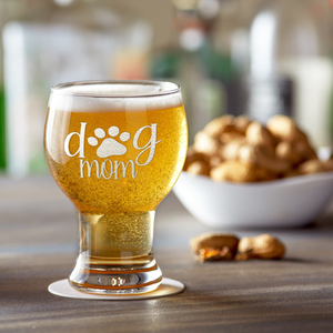 Dog Mom Paw Beer Craft Master Glass