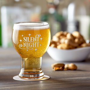 Silent Night 16oz Craft Master Glass