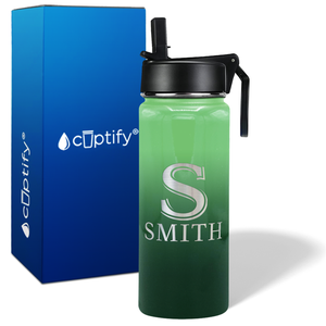 Baby Blue 18oz Wide Mouth Water Bottle - Cuptify