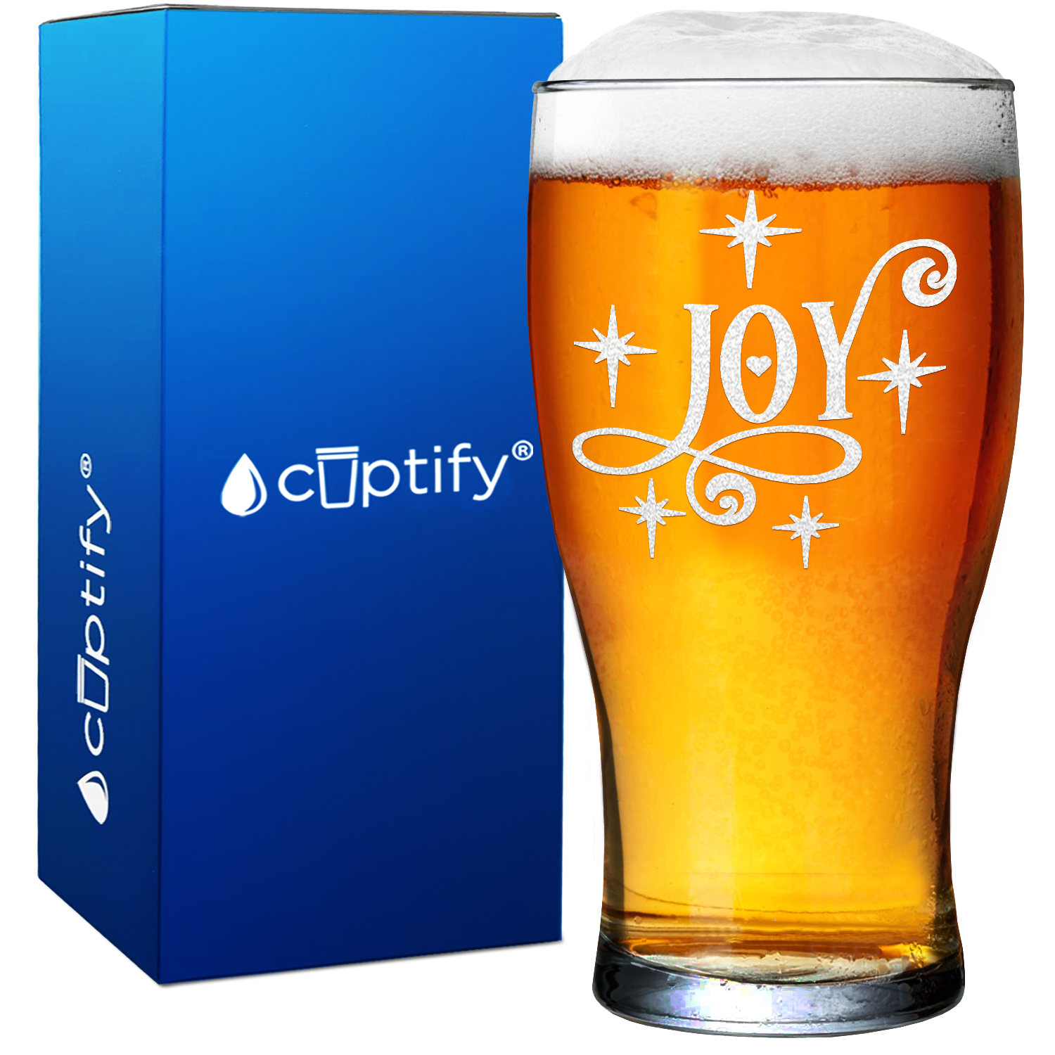 Joy 20oz Beer Pub Glass