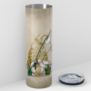 Fishing Gnomes 20oz Skinny Tumbler