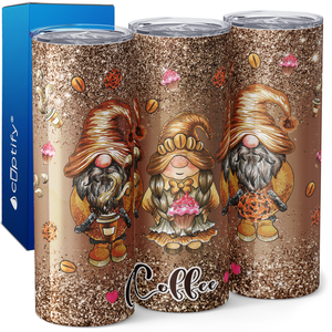 Coffee Gnomes 20oz Skinny Tumbler