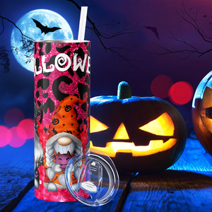 Happy Halloween Gnomes 20oz Skinny Tumbler