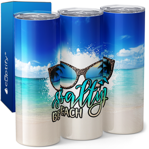 The Salty Beach 20oz Skinny Tumbler