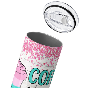 Coffee Gives you Teacher Powers 20oz Skinny Tumbler