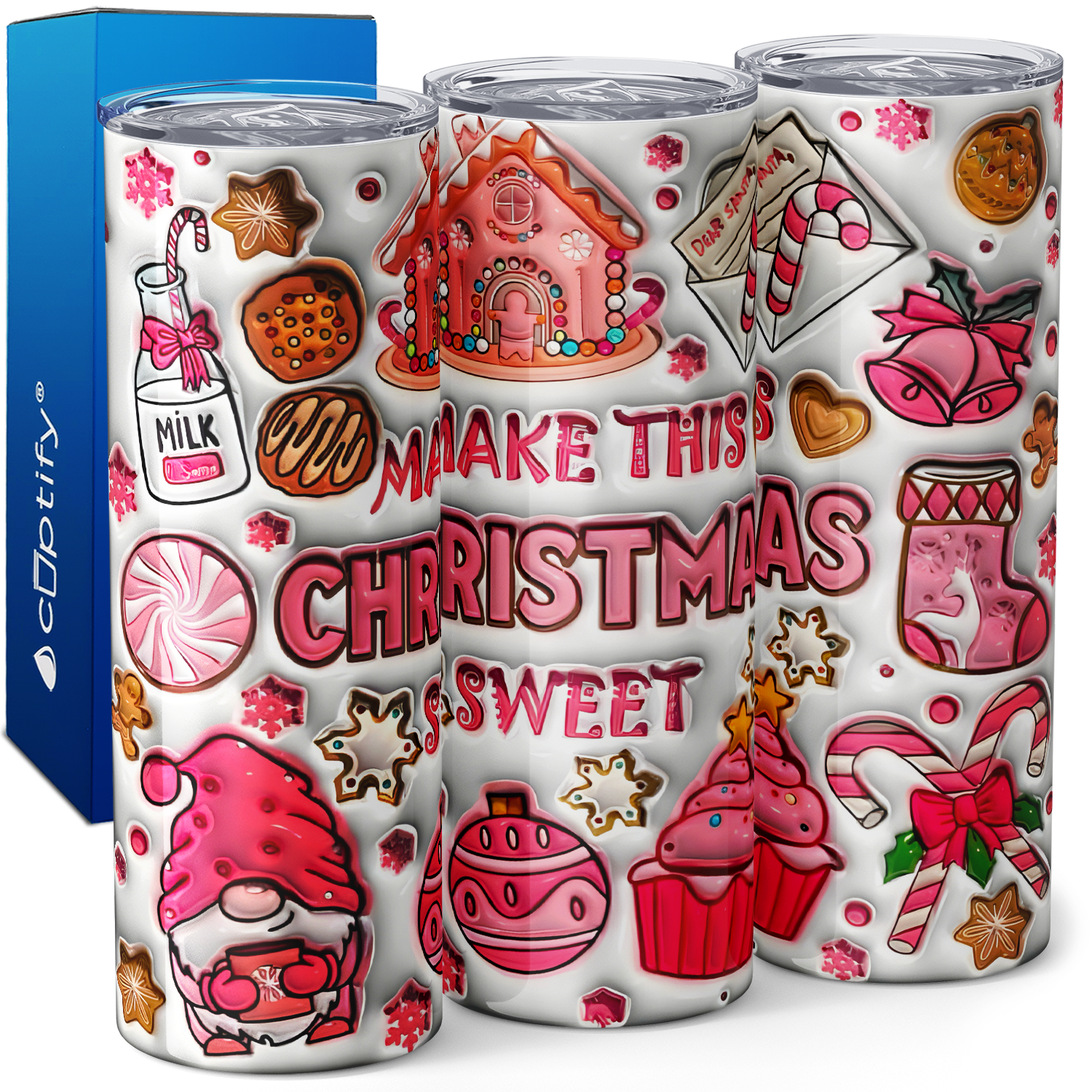 Make This Christmas Sweet 20oz Skinny Tumbler