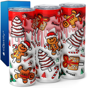 Sweet Christmas 20oz Skinny Tumbler