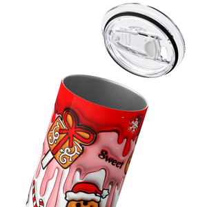 Sweet Christmas 20oz Skinny Tumbler