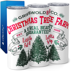 Christmas Tree Farm 20oz Skinny Tumbler