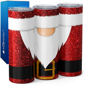 Gnome Santa 20oz Skinny Tumbler