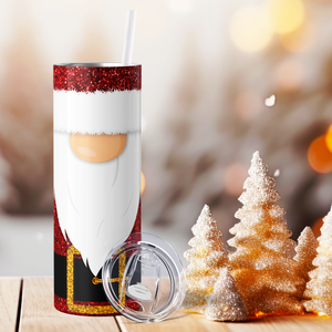 Gnome Santa 20oz Skinny Tumbler