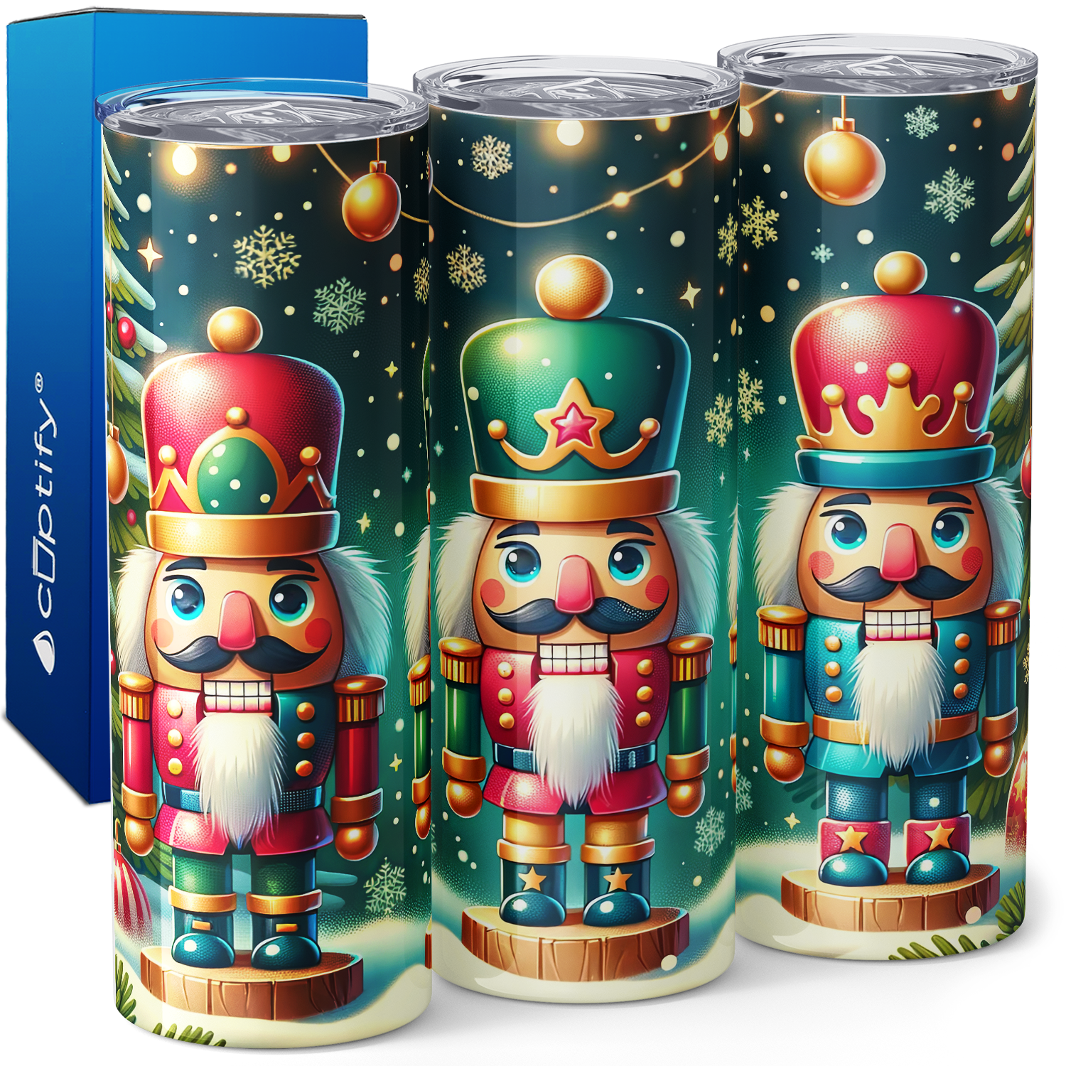 Cute Nutcrackers 20oz Skinny Tumbler