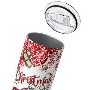 Christmas Movie Junkie 20oz Skinny Tumbler