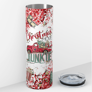 Christmas Movie Junkie 20oz Skinny Tumbler