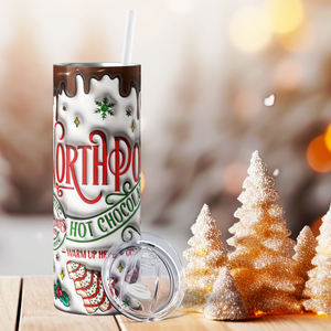 North Pole Hot Chocolate Co 20oz Skinny Tumbler