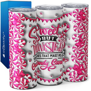 Does that Make Me a Candy Cane Pink 20oz Skinny Tumbler