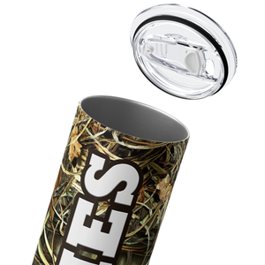 Personalized Tallgrass Duck Camo Pattern 20oz Skinny Tumbler