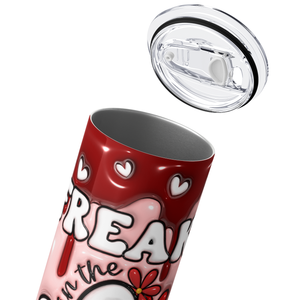 Freak in the Sheets Ghost Inflated Balloon 20oz Skinny Tumbler