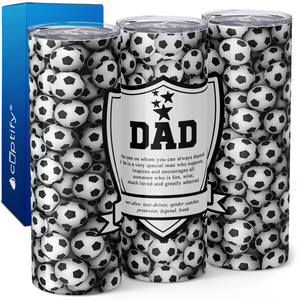 Soccer Dad Definition 20oz Skinny Tumbler