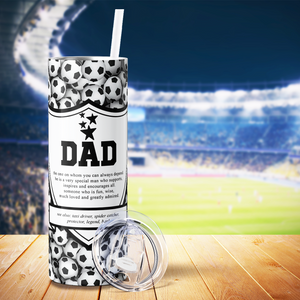 Soccer Dad Definition 20oz Skinny Tumbler