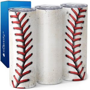 Baseball Stitches 20oz Skinny Tumbler