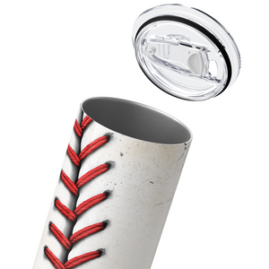 Baseball Stitches 20oz Skinny Tumbler