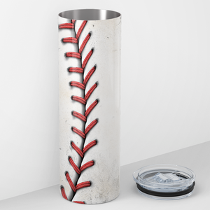 Baseball Stitches 20oz Skinny Tumbler