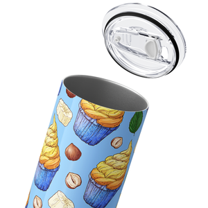 Banana and Cupcakes 20oz Skinny Tumbler