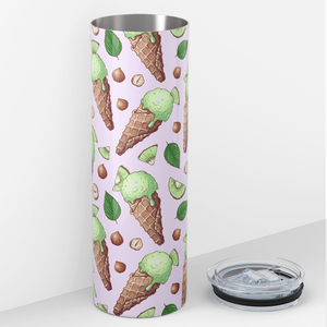 Kiwi Mint Ice Cream Cones 20oz Skinny Tumbler