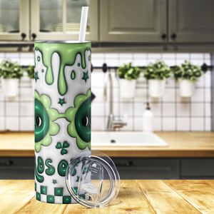 Loads of Luck St. Patrick's Melting Clover 20oz Skinny Tumbler