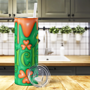 Lucky Clovers Melting 20oz Skinny Tumbler