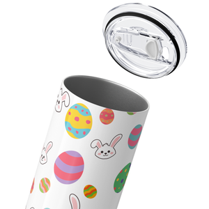 Easter Eggs and Bunnies 20oz Skinny Tumbler