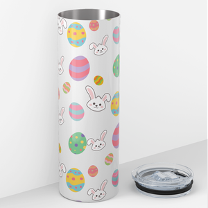 Easter Eggs and Bunnies 20oz Skinny Tumbler