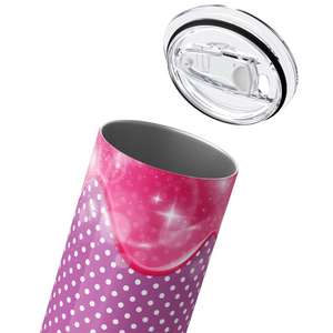 Easter Eggs Polka Dots and Drip 20oz Skinny Tumbler