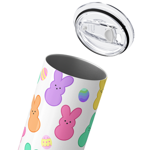 Marshmallow Bunnies and Easter Eggs 20oz Skinny Tumbler