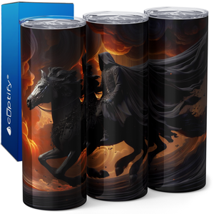 Death on a Dark Horse 20oz Skinny Tumbler