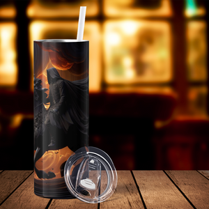 Death on a Dark Horse 20oz Skinny Tumbler