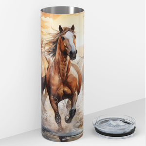 Twilight Trio Charging Forward 20oz Skinny Tumbler